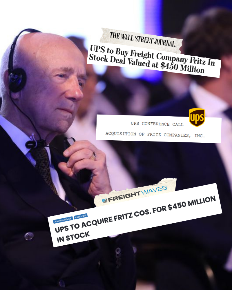 Fritz Companies Sold to UPS-1